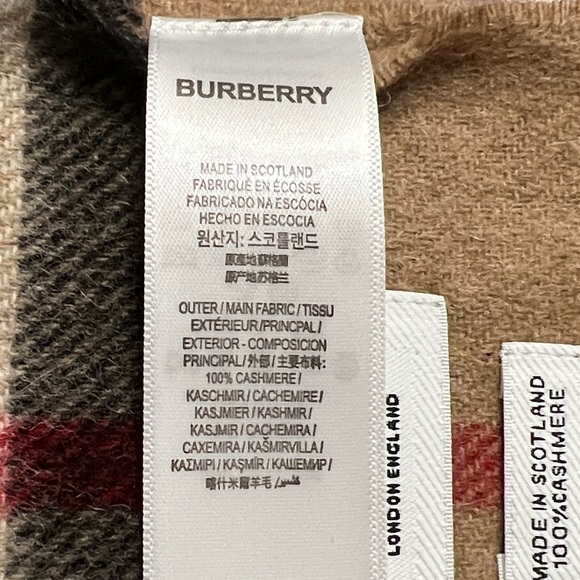 Designer Inspired Nova Check 100% Cashmere Scarf NWT- Multiple Colors - Picture 9 of 14